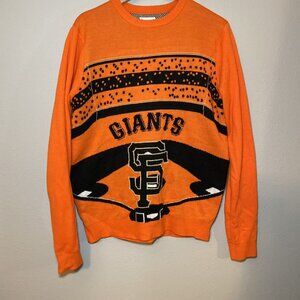 SF Giants Ugly Christmas Sweater Adult Large Orange Knitted MLB Team Apparel